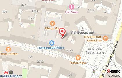 Компания Visausa24.ru на Кузнецком Мосту на карте