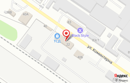 Компания СтройДом на улице Коминтерна на карте