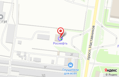 Технический центр Роснефть на проспекте Наставников на карте