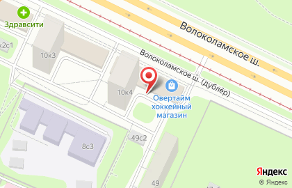 Галф на Волоколамке на карте