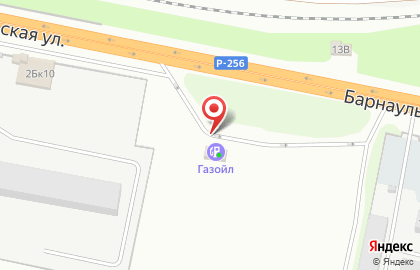 АГЗС ГазОйл на Барнаульской улице на карте