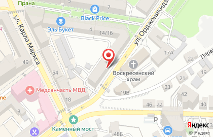 Союз Эксперт на улице Орджоникидзе на карте