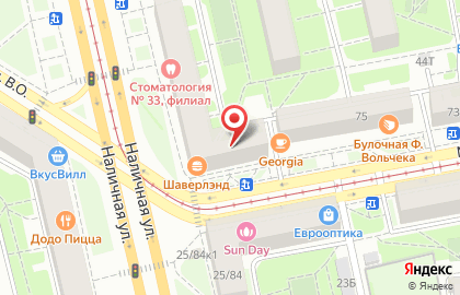 Биржа Искусств в Петроградском районе на карте
