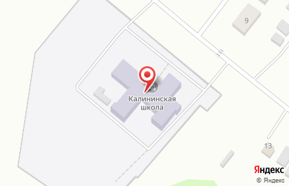 Калининская средняя общеобразовательная школа на Омской улице на карте