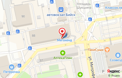 Магазин фитопродукции Здравница в Барнауле на карте
