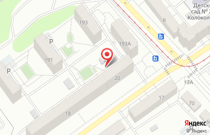 Автомат по продаже воды Vodorobot в Октябрьском районе на карте