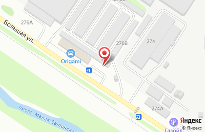 Шиномонтажная мастерская на Большой, 276а на карте