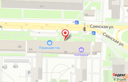 Магазин Мясницкий ряд на Саянской улице, 8б на карте
