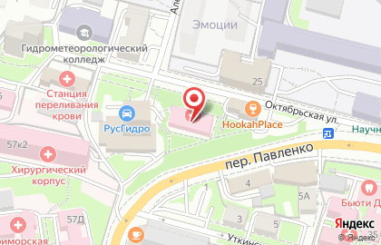 Поликлиника, Госпиталь МСЧ МВД России по Приморскому краю на карте