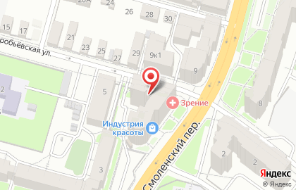 Торгово-сервисная компания Электронные Системы в Смоленском переулке на карте