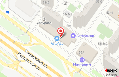 Ресторан быстрого питания Крошка Картошка на метро Кантемировская на карте