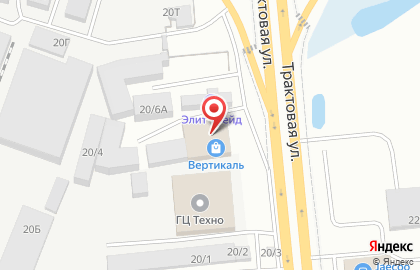 Рекламное агентство Паутина на Трактовой улице на карте
