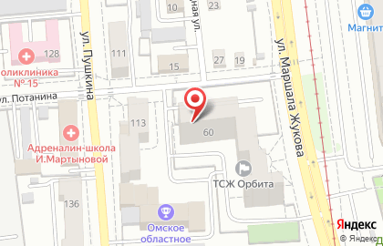 Дриада на улице Маршала Жукова на карте