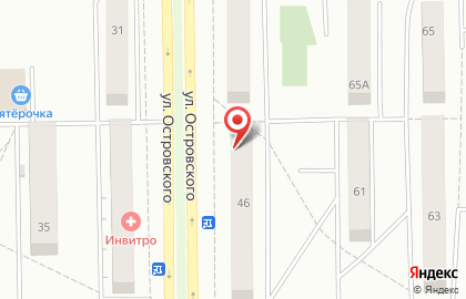 Магазин специального назначения военнаяэкипировка.рф на улице Островского на карте