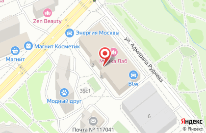 Агентство недвижимости МД-Недвижимость на улице Адмирала Руднева на карте