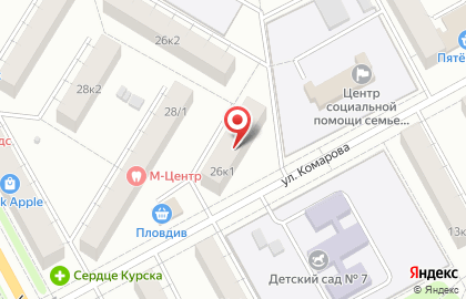 Экострой на улице Комарова на карте