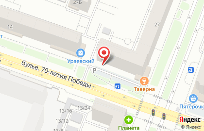 Фирменный салон межкомнатных, входных и скрытых дверей Эстет на улице Петрова на карте
