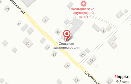 Участковый пункт полиции с. Верхотомское на карте