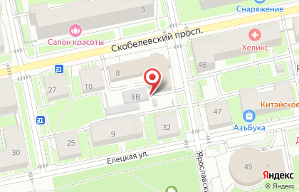 Находка на Скобелевском проспекте на карте