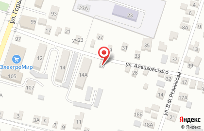 Автосервис Вилгуд на улице Айвазовского в Каневской на карте