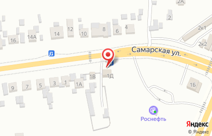Магазин продуктов на Самарской, 3а на карте