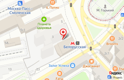 Центр рентгенодиагностики Пикассо на площади Тверской Заставы на карте