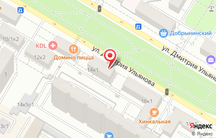 Оптика Гост на улице Дмитрия Ульянова на карте