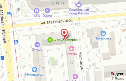 Магазин разливного пива БИРхаус на улице Маяковского, 20 на карте