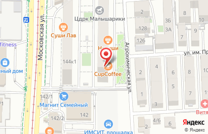 Кафе CupCoffee на Московской улице на карте