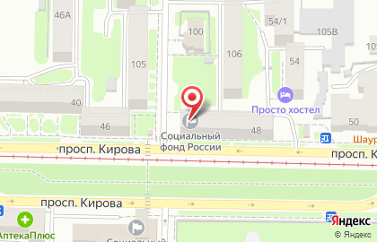 Центр ПФР №1 по установлению пенсий в Томской области в Томске на карте