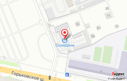 Старк на Горьковском шоссе на карте