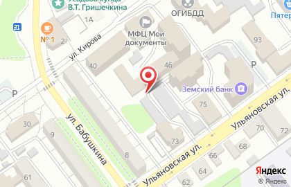 Агентство бухгалтерских услуг на улице Кирова на карте