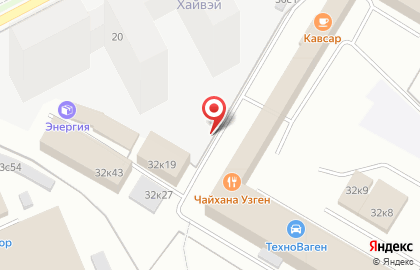Продовольственный магазин в Москве на карте