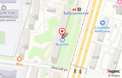 Бар Суши WOK на Енисейской улице на карте