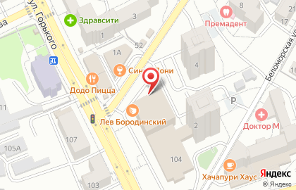 ЗАО Банкомат, ИКБ Европейский на улице Горького на карте