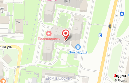 Многопрофильный Ветеринарный Центр "Два Сердца" на Колтушском шоссе на карте