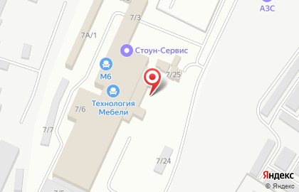 Геометрия стиля в Тракторозаводском районе на карте