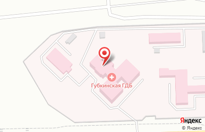 Губкинская городская детская больница на улице Космонавтов на карте