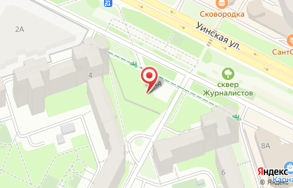Продуктовый магазин в Перми на карте