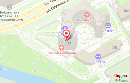 Служба экспресс-доставки Сдэк в Василеостровском районе на карте