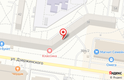Стоматология Классика на улице Дзержинского на карте