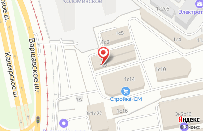 Магазин лакокрасочных материалов Дом Маляра на Каширском шоссе, 1 стр 9 на карте
