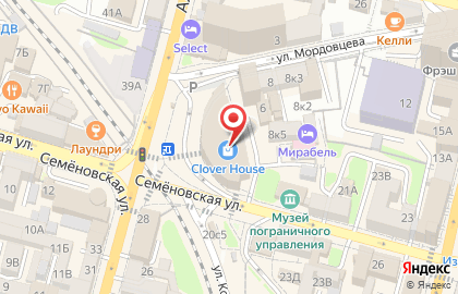 Магазин косметики NYX Professional makeup на Семёновской улице на карте
