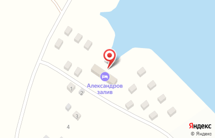 Экоотель Александров залив на карте