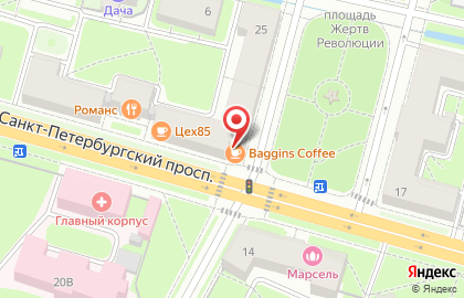 Салон цветов и праздничного оформления Peterhof-flowers на Санкт-Петербургском проспекте на карте