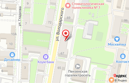 Клиника лазерной эпиляции и косметологии Подружки на улице Володарского на карте