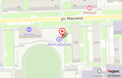 Автостоянка Запаска на карте