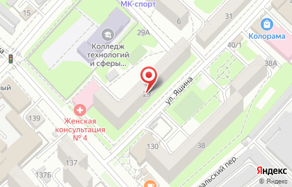 Родильный дом №4 в Кировском районе на карте