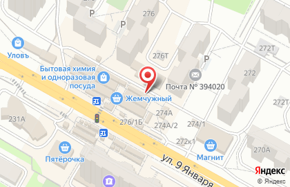 Магазин мясной продукции в Коминтерновском районе на карте