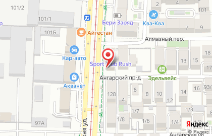 Клуб единоборств Rush на Московской улице на карте